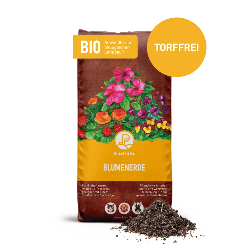 Bio-Blumenerde Torffrei