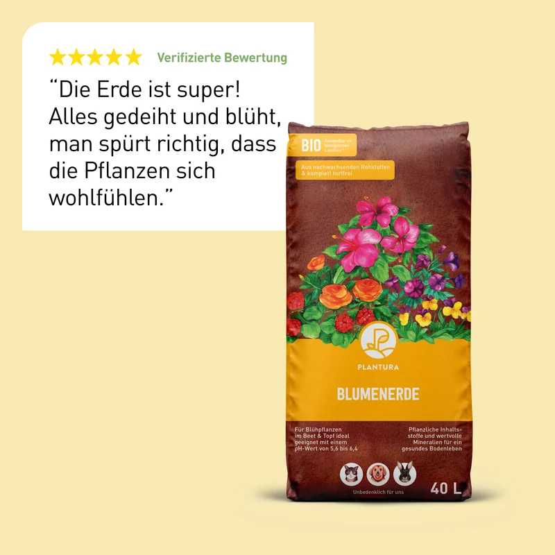 Bio-Blumenerde Torffrei