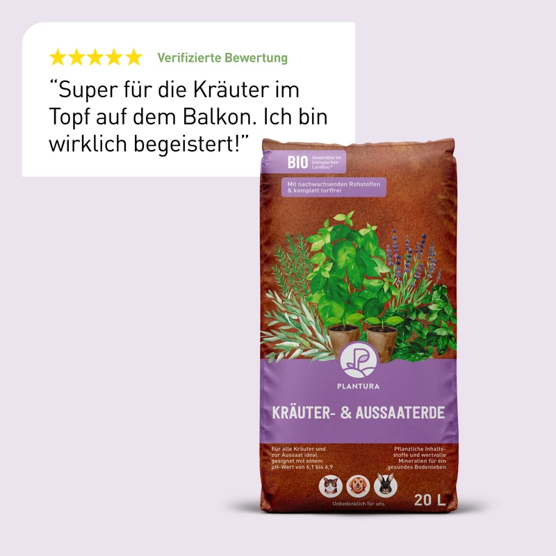 Bio-Kräuter- & Aussaaterde Torffrei