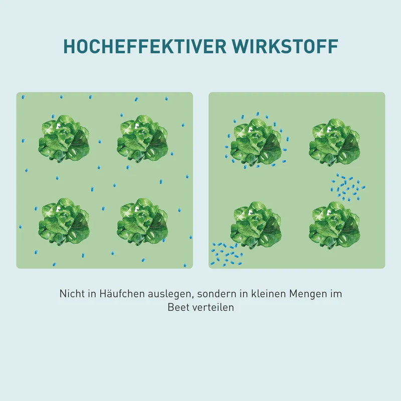 Schneckenkorn mit Power-Wirkstoff