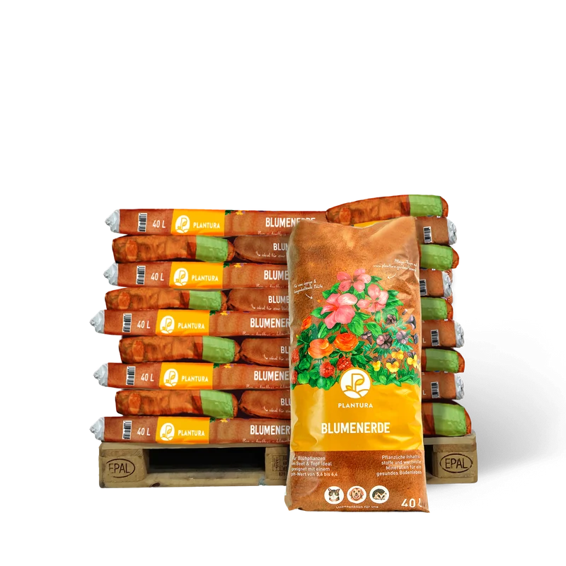Bio-Blumenerde Palette 60 x 40 L