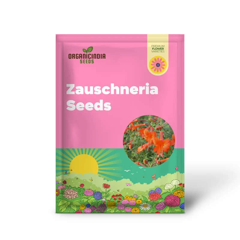 Zauschneria Californica Glasnevin Seeds - Vibrant Red Flowers for Your Garden"