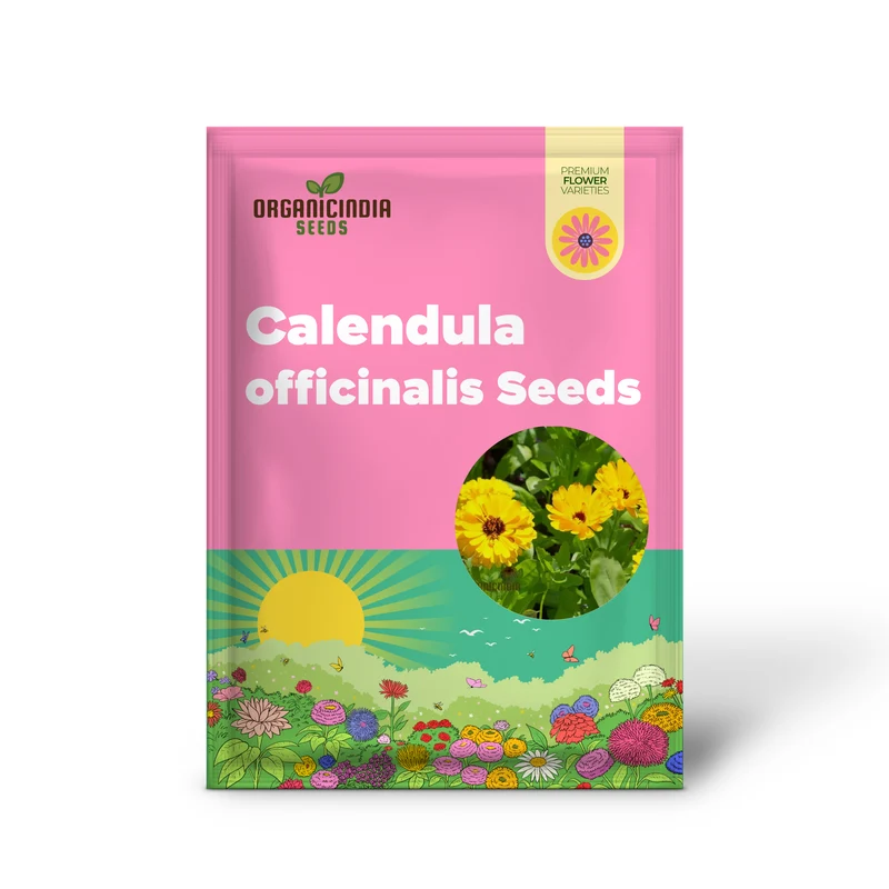 Calendula officinalis Fiesta Gitana Mix Seeds for Gardening Enthusiasts | Colorful Flower Seeds for Vibrant Garden Blooms