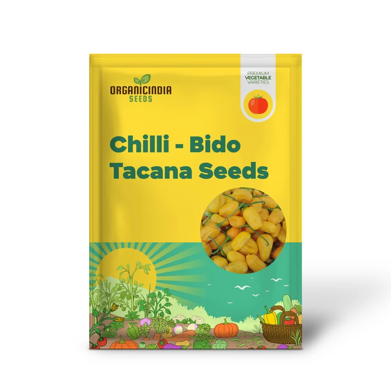 Bido Tacana YELLOW Chilli Seeds for Planting and Gardening Premium Quality Seeds