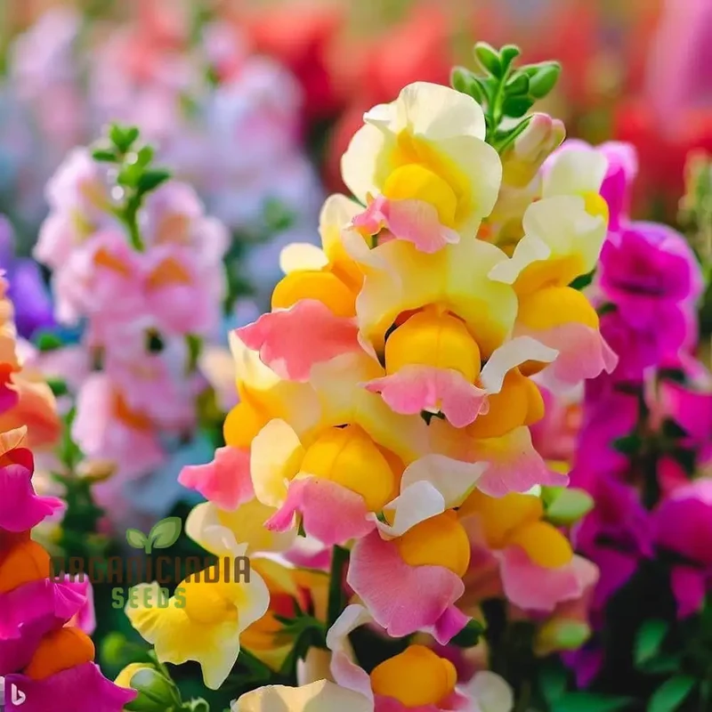 Premium Antirrhinum Majus Pumilum Dwarf Mix: Vibrant Blooms for Small Spaces - Gardening Delight!