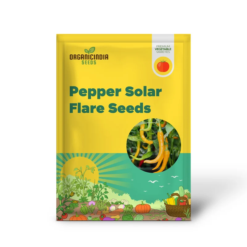 PEPPER SOLAR FLARE Seeds for Your Gardening Needs | Buy Organic Seeds Online