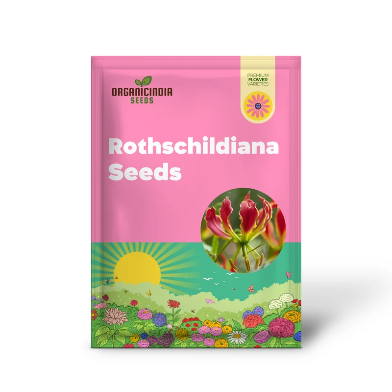 Gloriosa Rothschildiana Seeds For planting- Exquisite Climbing Vine for Elegant Gardens | Rare Gardening Gem with Striking Blooms