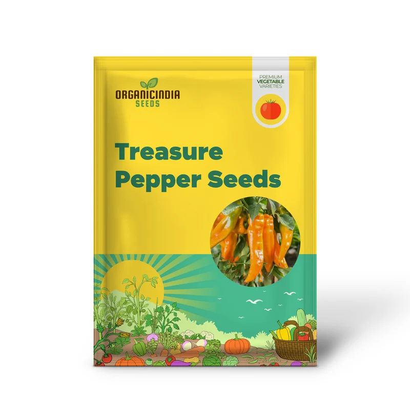 Golden Treasure Pepper Seeds (Capsicum Annuum) - Add a Touch of Gold to Your Garden and Cooking Adventures