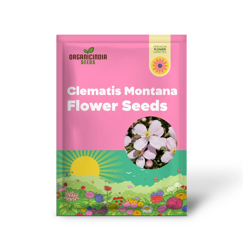 Clematis Seeds (Clematis Montana Perfumed Mixed Seeds) - Fragrant Mixed Blooms for Gardening