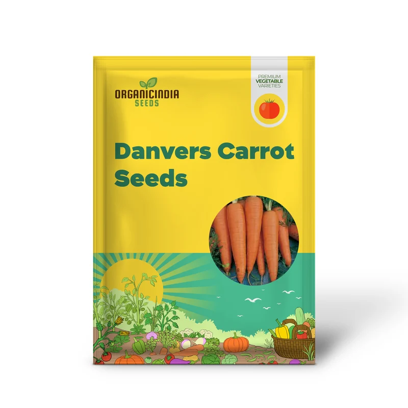 Danvers Carrot Seeds For planting - Premium Heirloom Variety for Bountiful Gardens | Shop Organic Gardening Supplies"