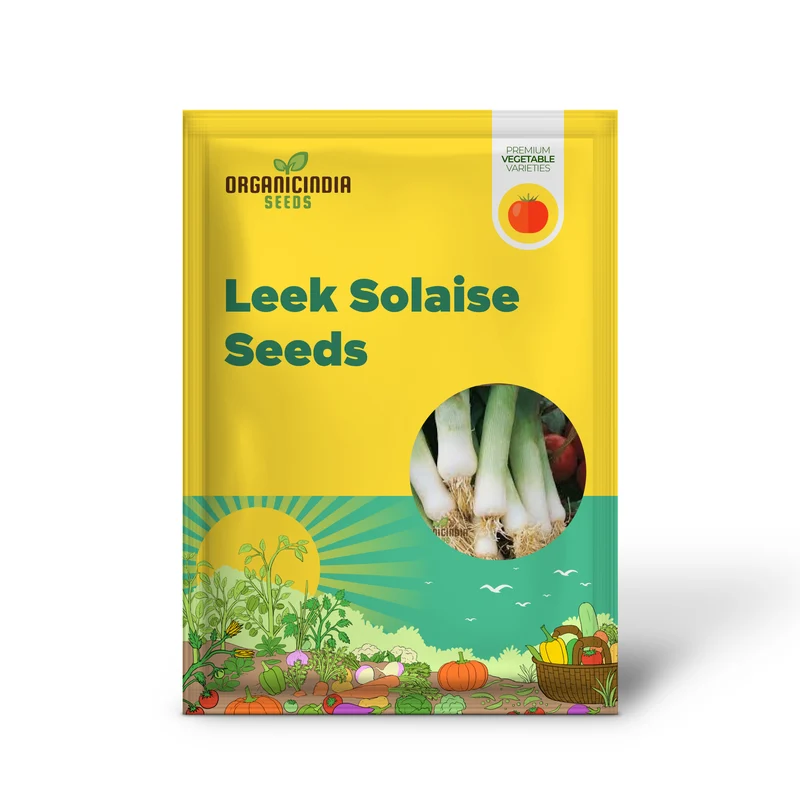 LEEK BLUE SOLAISE Seeds for Vibrant Gardening | Heirloom Vegetable Seeds for Your Sustainable Garden