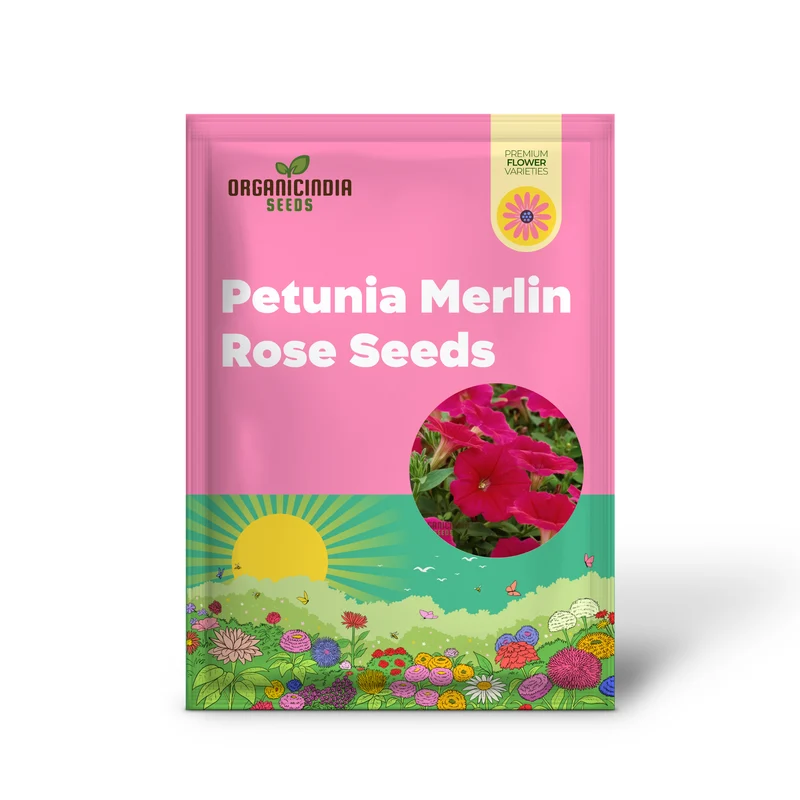 Petunia Merlin Series Cherry Rose Seeds ,Elevate Your Gardening Experience with Spectacular Blooms and Vibrant Colors!