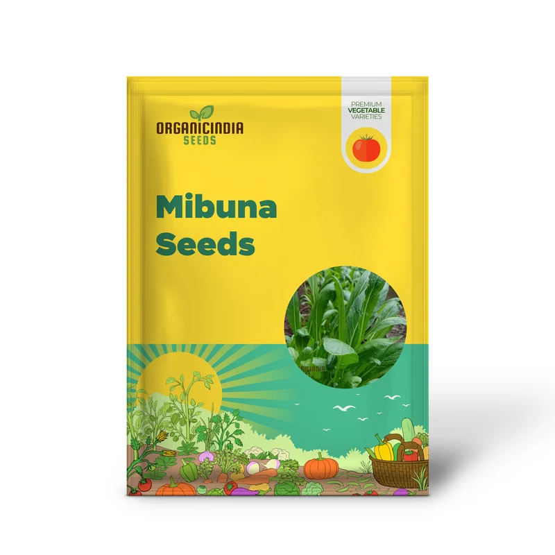 Mibuna Seeds, Elevate Your Gardening with Nutrient-Rich, Easy-to-Grow Vegetables for a Bountiful Harvest