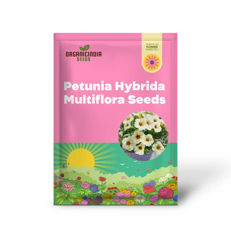 Petunia Hybrida Multiflora Ingrid F1 Seeds - Grow Ingrid F1 Multiflora Petunias for a Burst of Color in Your Garden