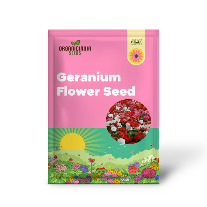 Vibrant Geranium F2 COLORAMA Mix Flower Seeds, Create a Kaleidoscope of Color in Your Garden