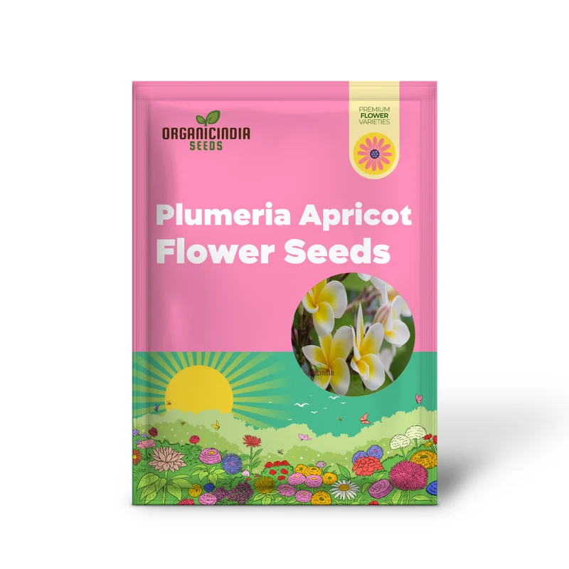Plumeria Apricot Flower Seeds – Premium Tropical Blooms for Garden Planting