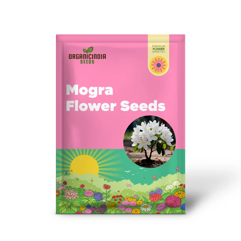 Climbing Beautiful White Mogra Live Flower Seeds, Fragrant and Elegant Blooms for Vertical Gardens