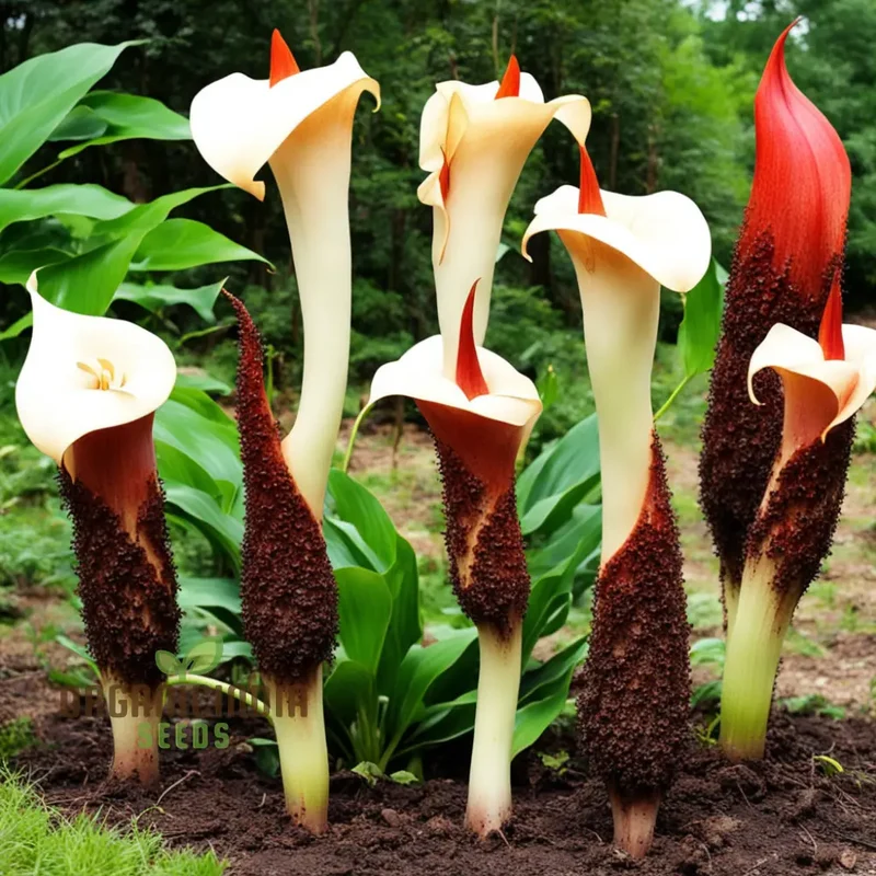 Amorphophallus Voodoo Lily Flower Seeds, Exotic and Unique Blooms for Intriguing Gardens