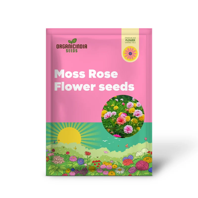 Moss Rose Portola Turquoise Seeds – Drought-Tolerant Ground Cover for Gardens