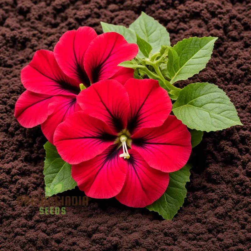 Double Wave Red Petunia Flower Seeds, Add Vibrant Color to Your Garden