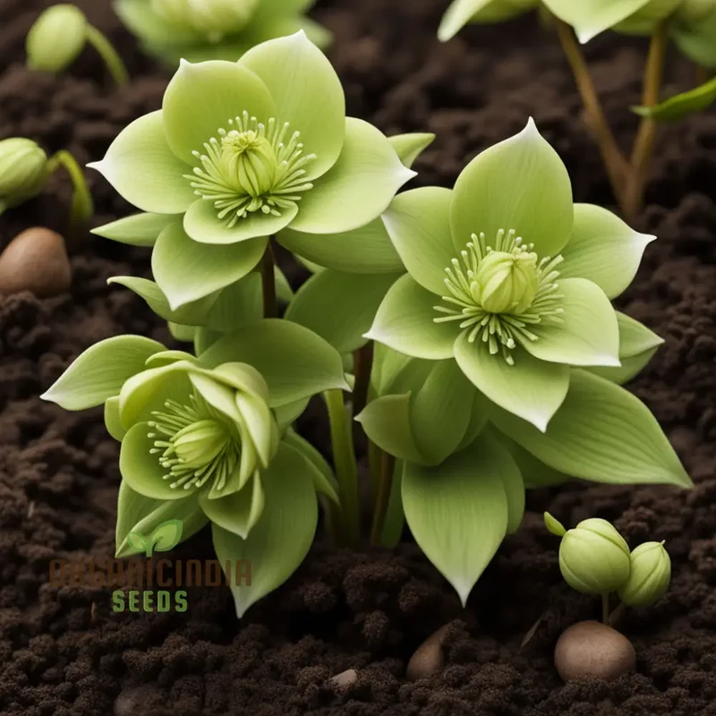 Light Green Hellebore Seeds – Elegant Garden Blooms for Shade Gardens