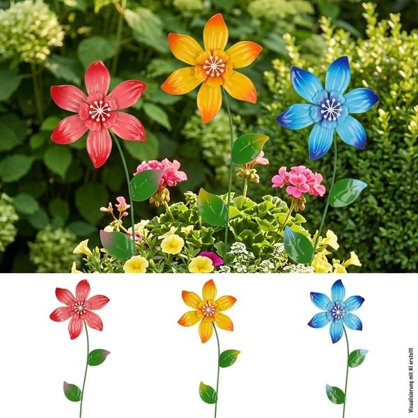 Gartenstecker Blume