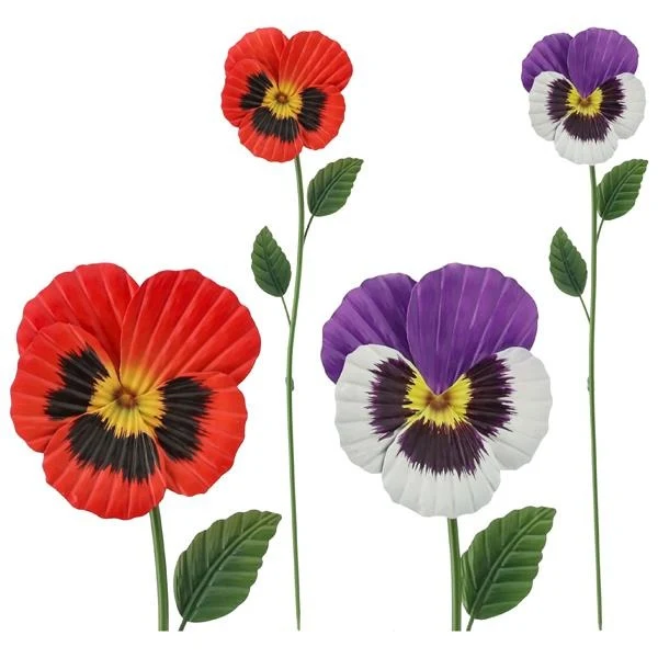 Gartenstecker Mohnblume
