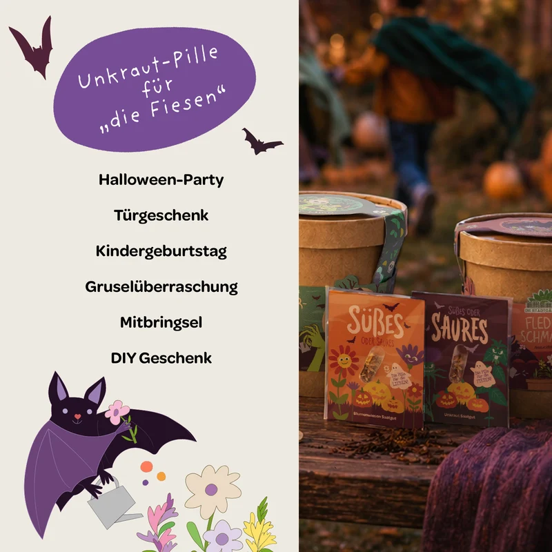 Halloween Samenpille "Süßes oder Saures" - Saures