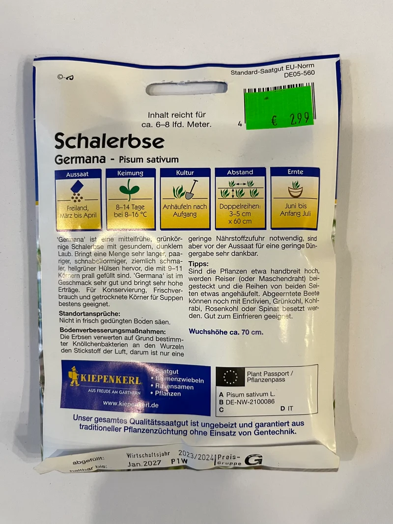 Schalerbse Germana