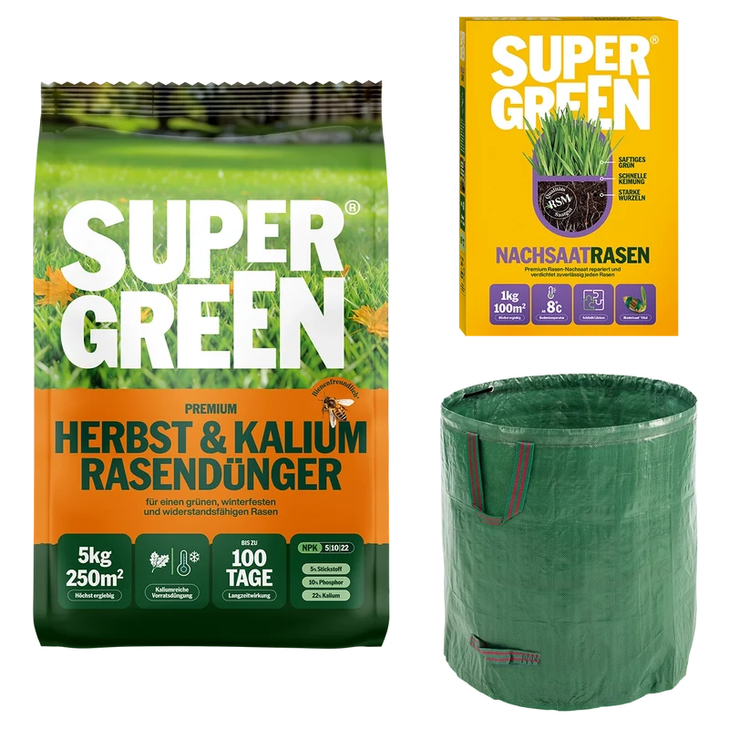 Herbst-Dünger-Set inkl. GRATIS Gartenabfallsack