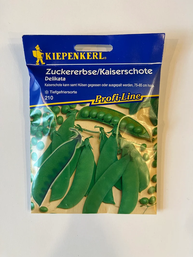 Erbsen, Zuckererbsen Delikata