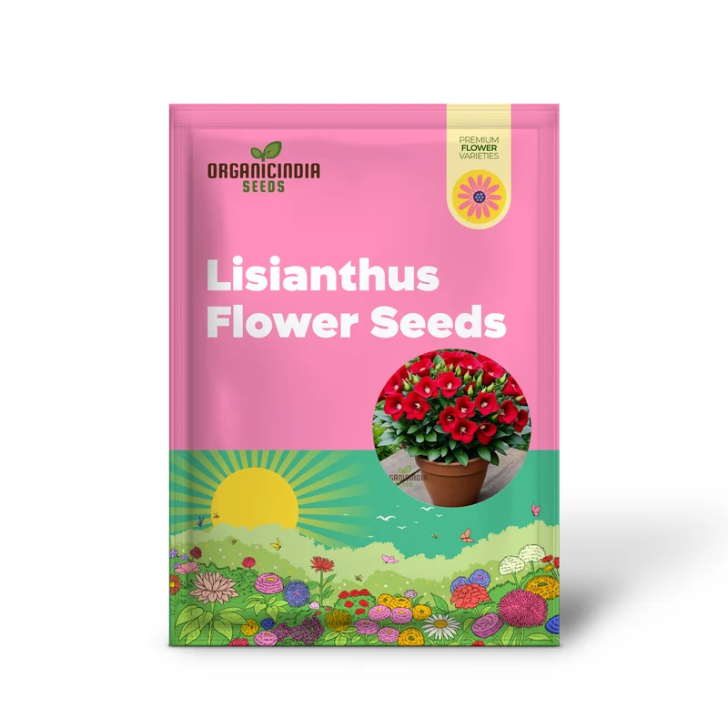 Premium Red Lisianthus Flower Seeds for Planting