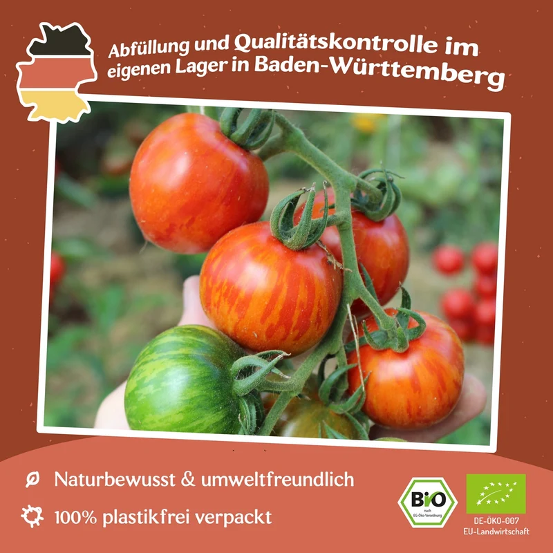 Red Zebra Bio-Tomatensamen