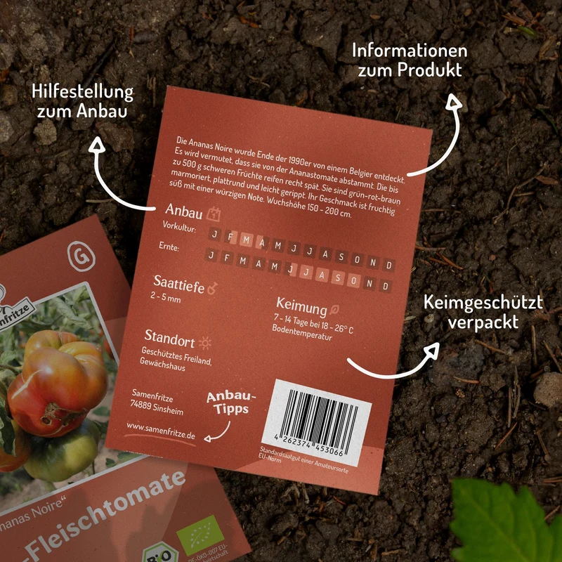 Ananas Noire Bio-Tomatensamen