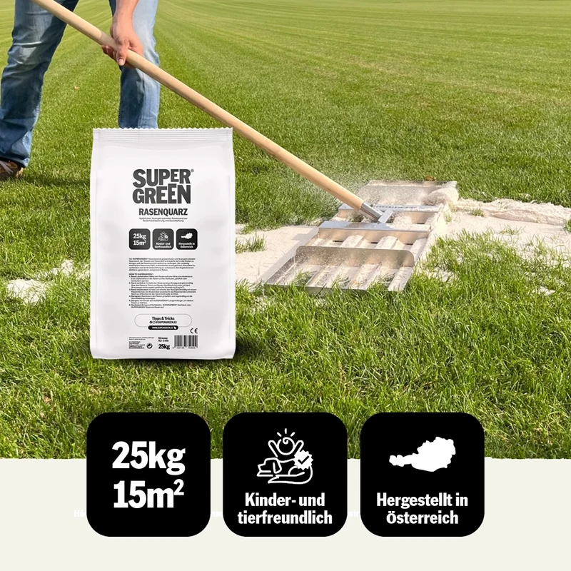 Rasen-Quarzsand, 1.000kg (40 Säcke auf Palette) inkl. Lieferung