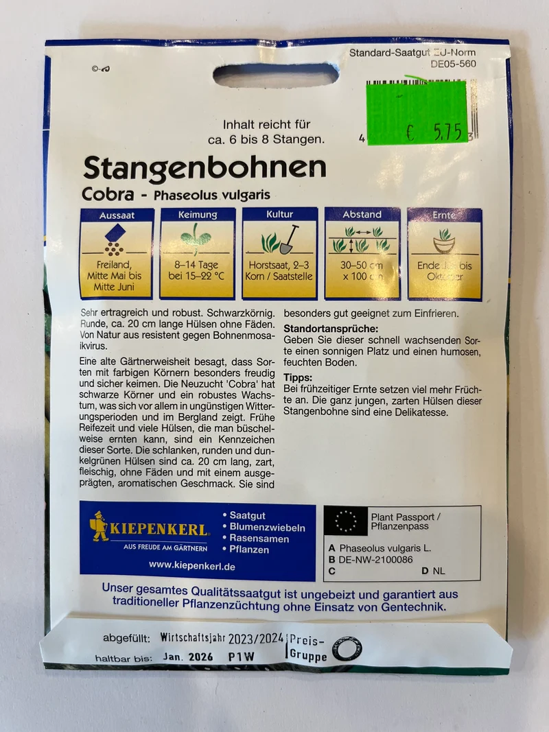 Stangenbohne Limka