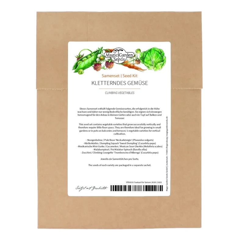 Kletterndes Gemüse – Samenset (5 Sorten)