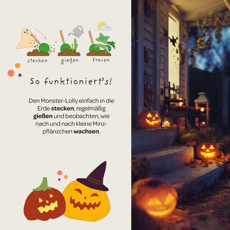 Halloween - Monsterlolly - Minze