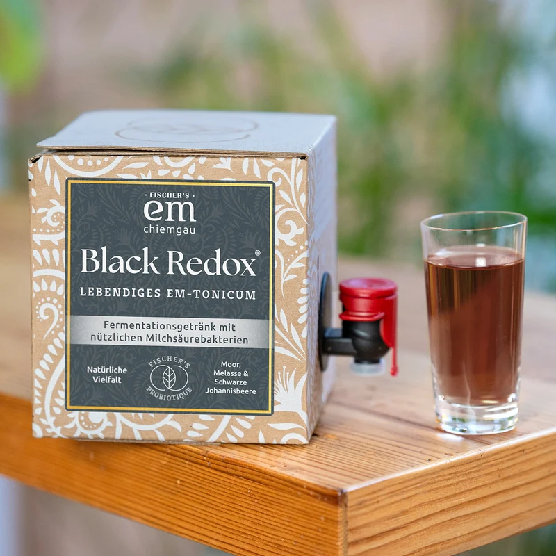Black Redox - veganes EM-Tonicum mit Moor-Komposition