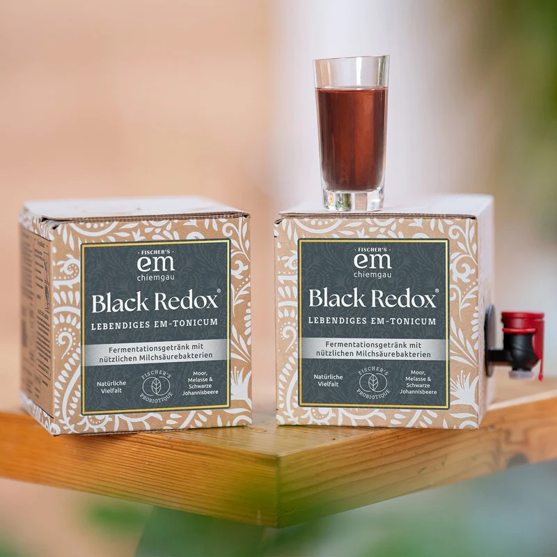 Black Redox - veganes EM-Tonicum mit Moor-Komposition