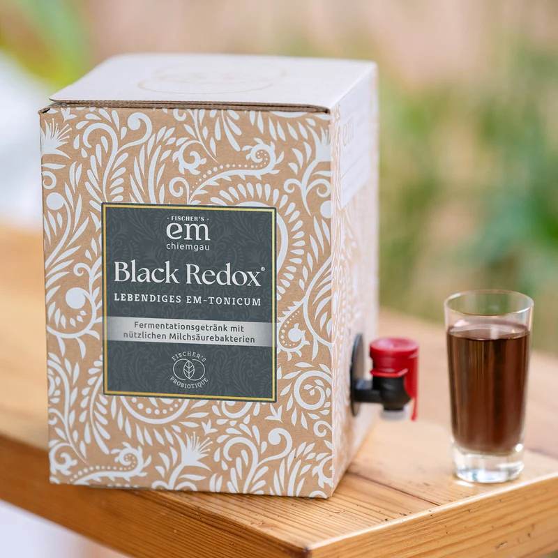 Black Redox - veganes EM-Tonicum mit Moor-Komposition