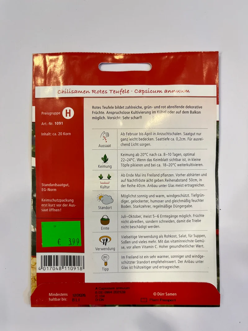 Chili Rotes Teufele