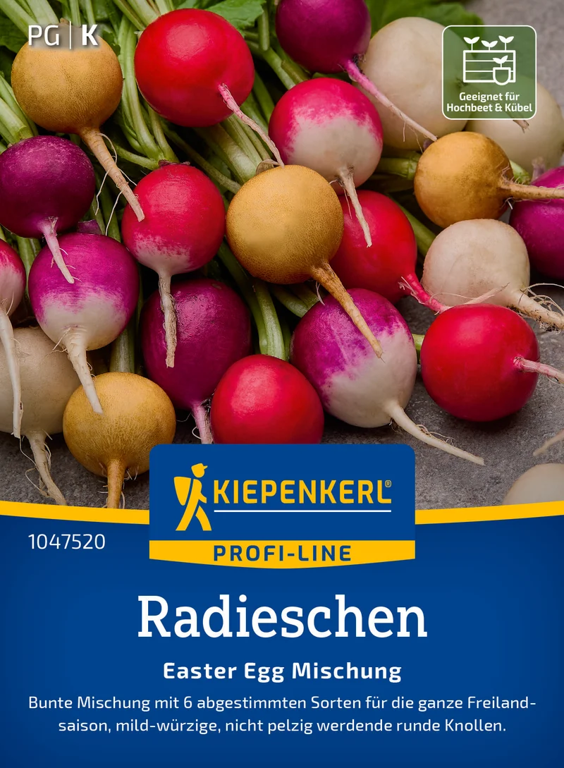 Radieschen Easter Egg Mischung Saatgut