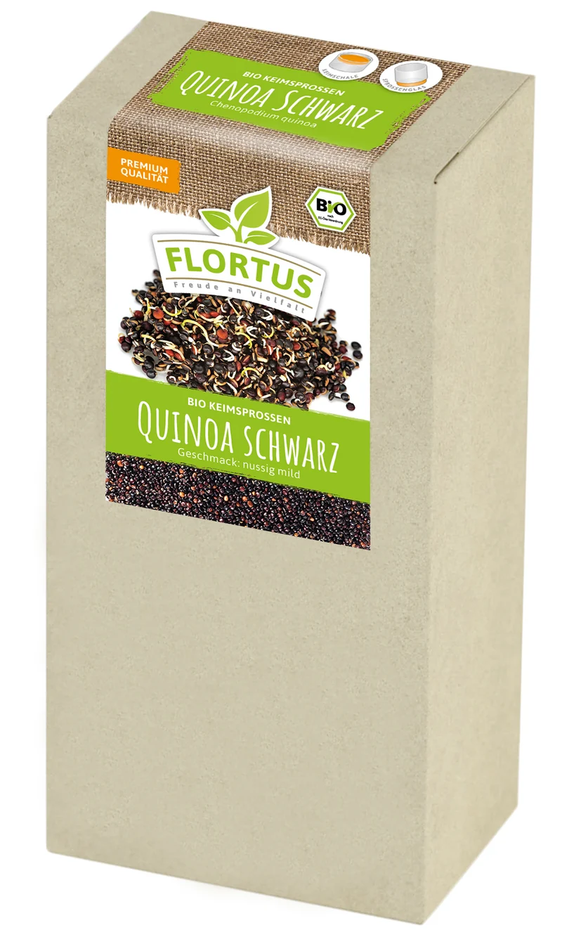 Keimsprossen Quinoa Schwarz | BIO Keimsprossen von FLORTUS