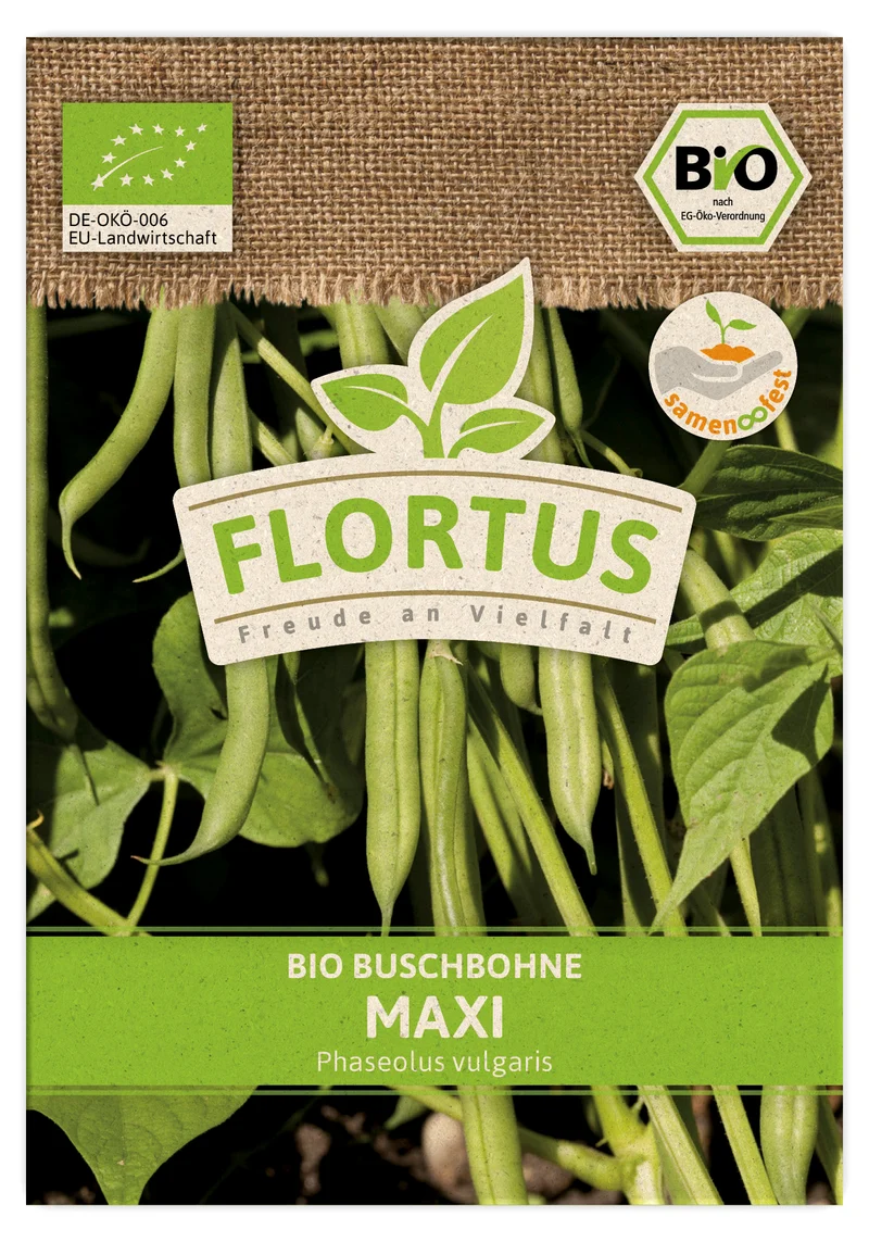 Buschbohne Maxi | BIO Bohnensamen von FLORTUS