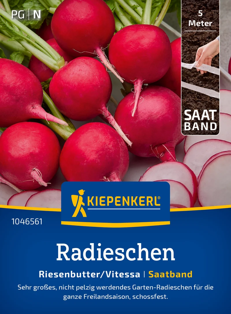 Radieschen Riesenbutter Vitessa Saatband