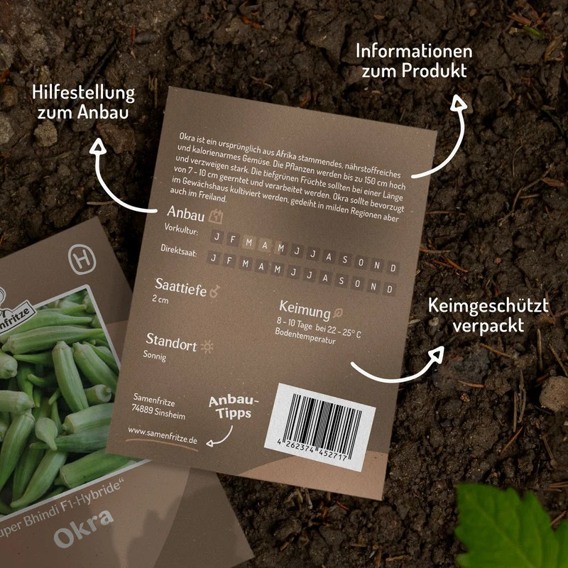 Okra Super Bhindi F1 Samen