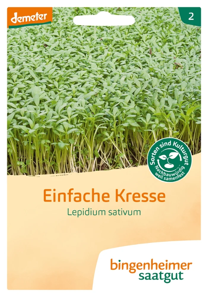 BIO Saatgut Kresse einfache