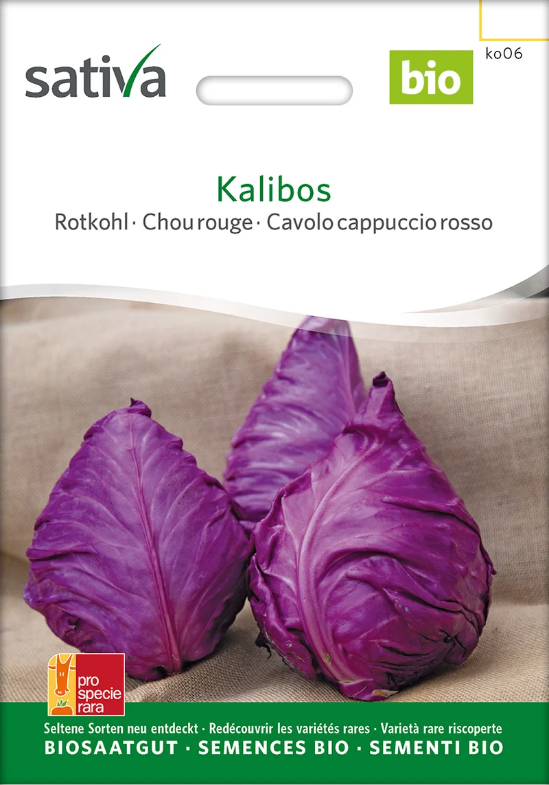 BIO Saatgut Rotkohl Kalibos