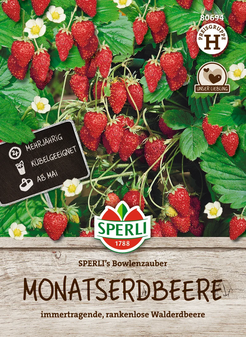 Monatserdbeere Bowlenzauber Saatgut